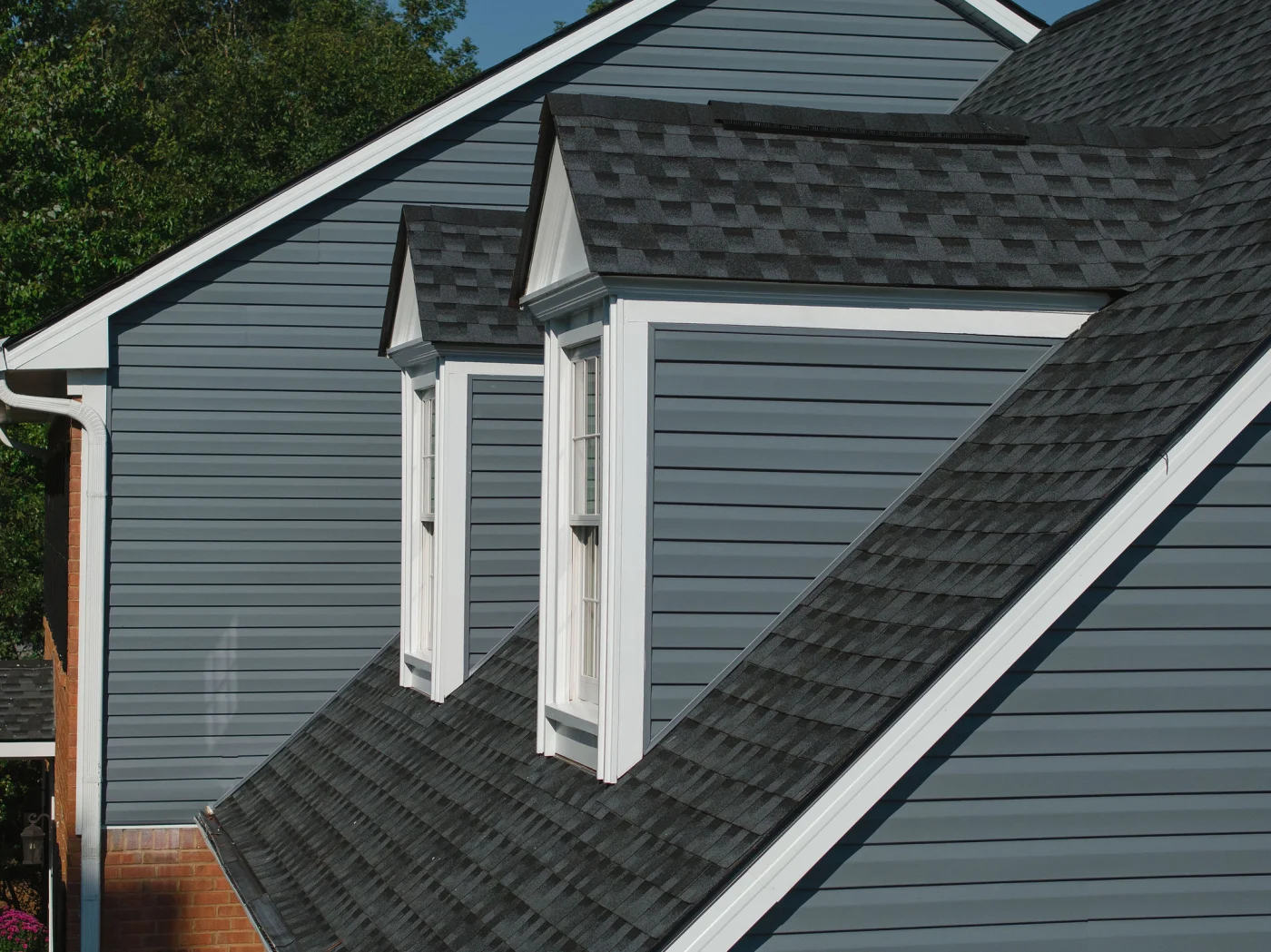 GAF architectural shingle roof replacement in progress